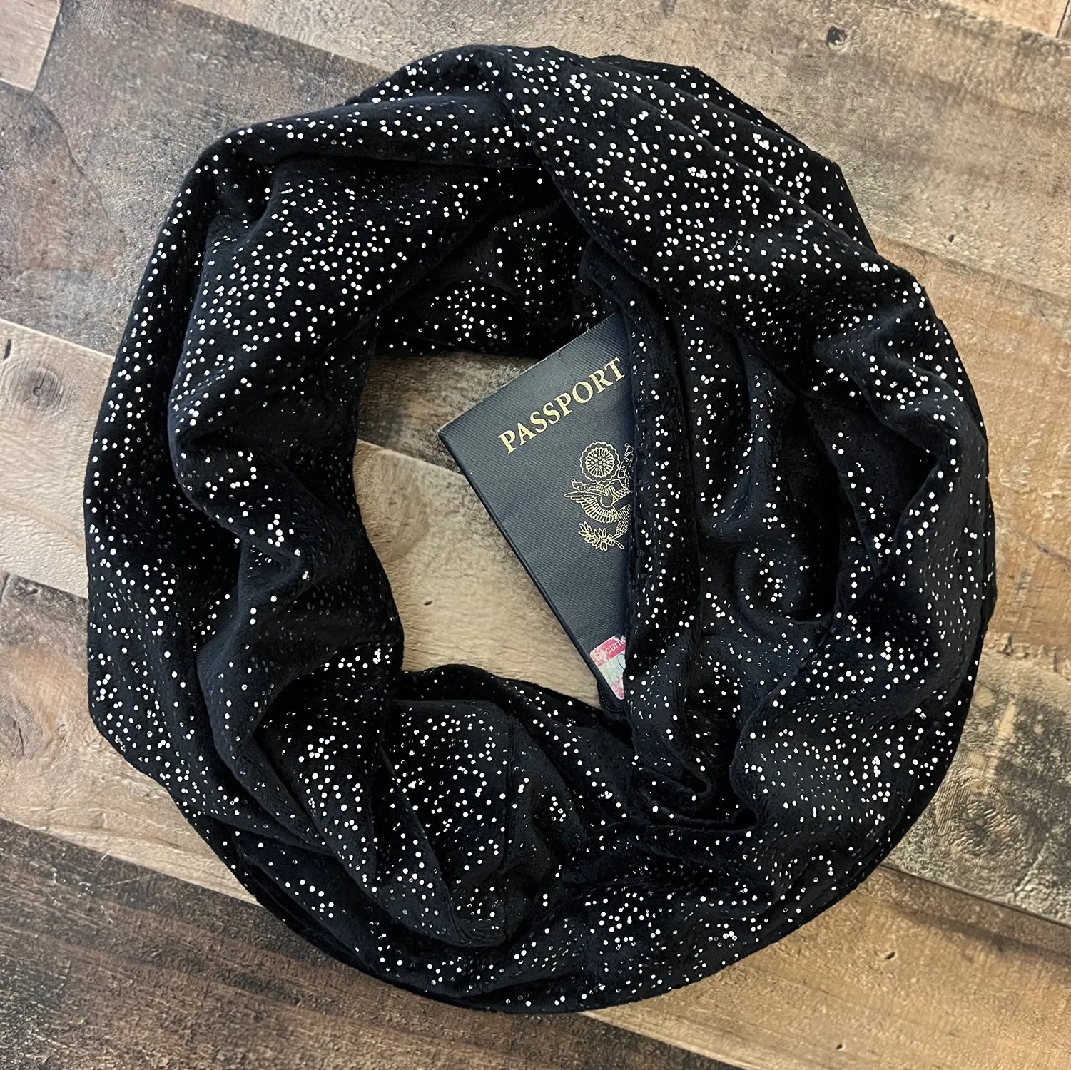 Aspen Nights Minky Secret Pocket Scarf