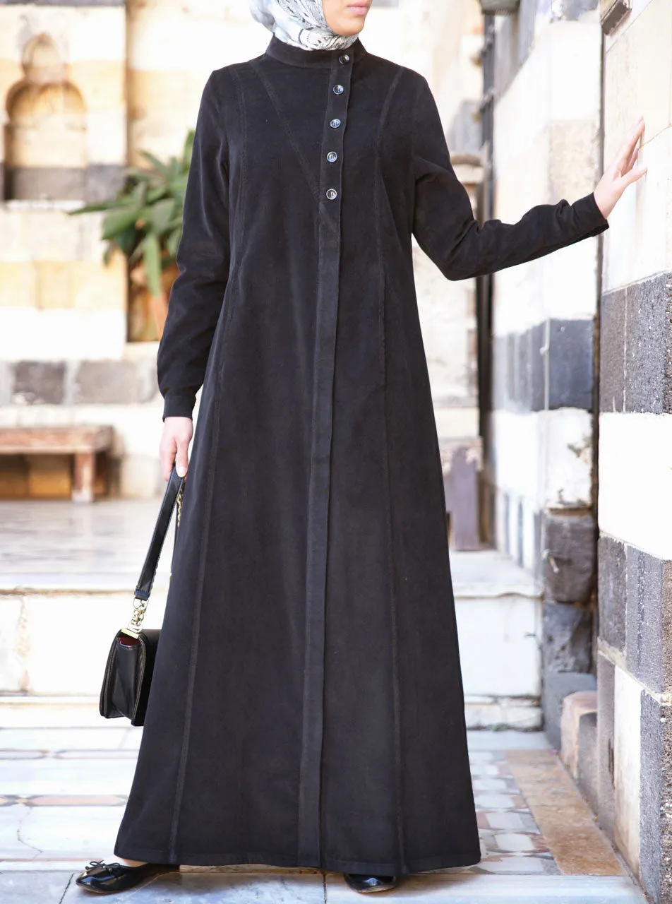 Corduroy Hidaya Coat Jilbab