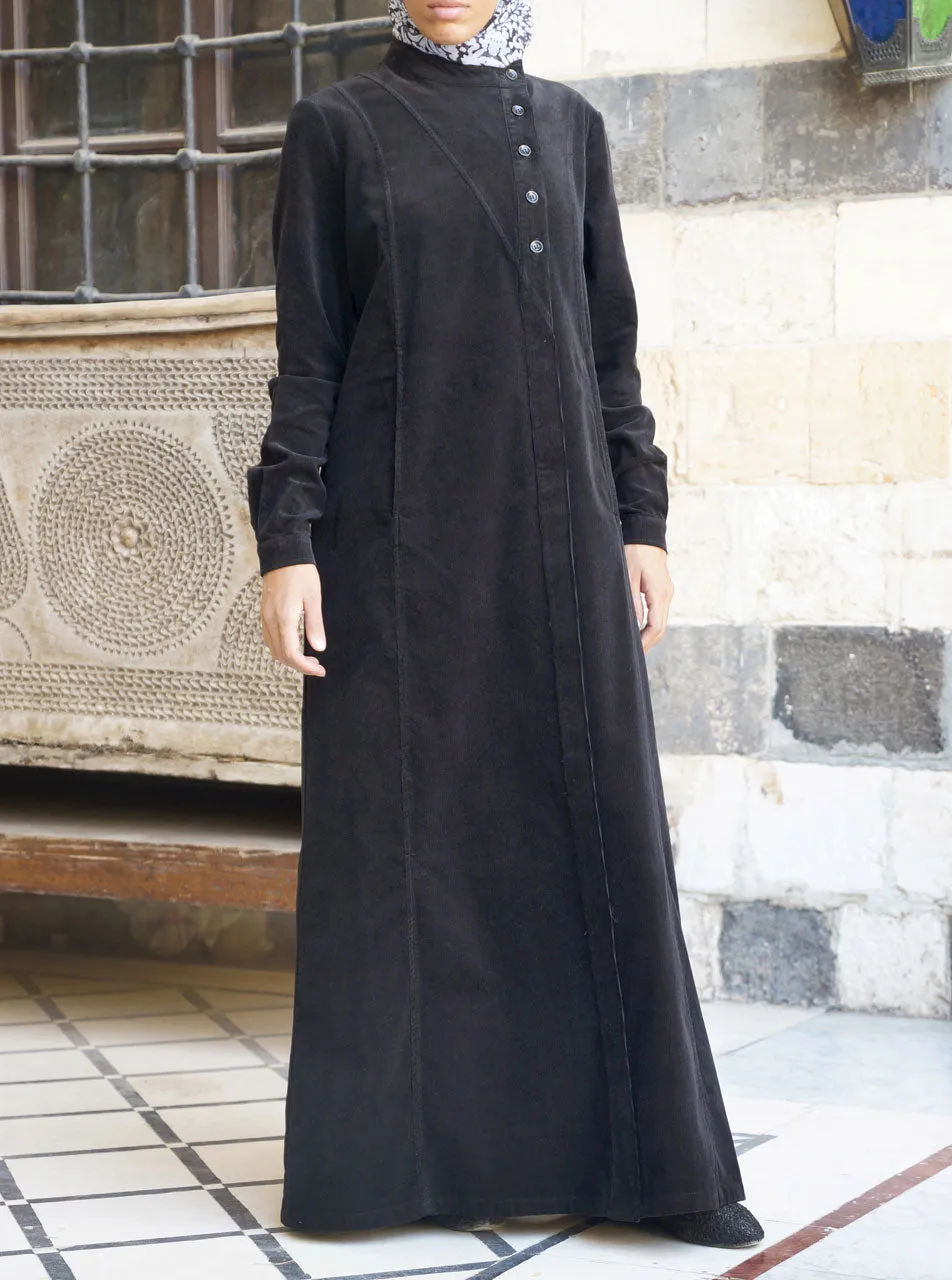Corduroy Hidaya Coat Jilbab