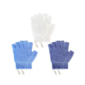 Exfoliating Bath Fingerless Gloves for Shower
