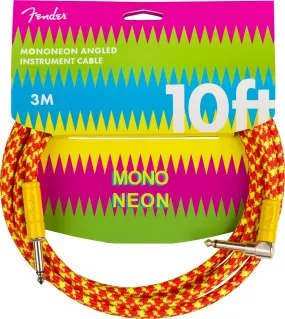Fender Mono  Neon 10ft Instrument Cable