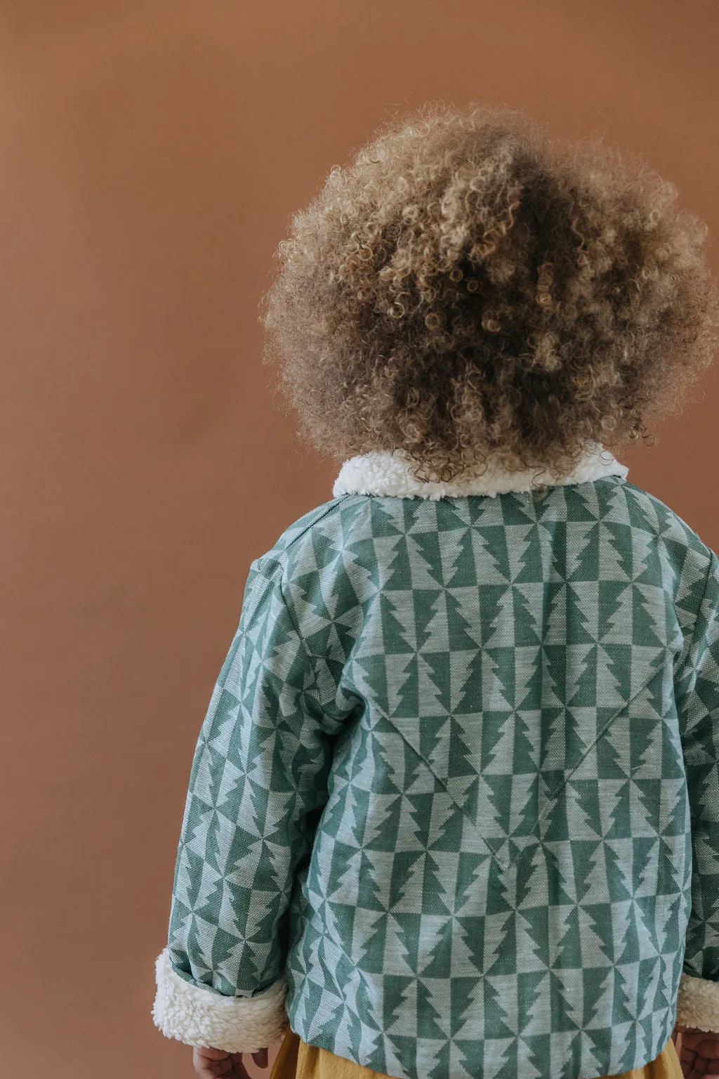 Fin and Vince - Sherpa Jacket (Pine Tree) - Only 6/12
