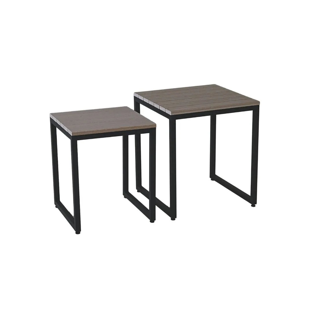 Hixon Panel Nesting End Tables (Set of 2)