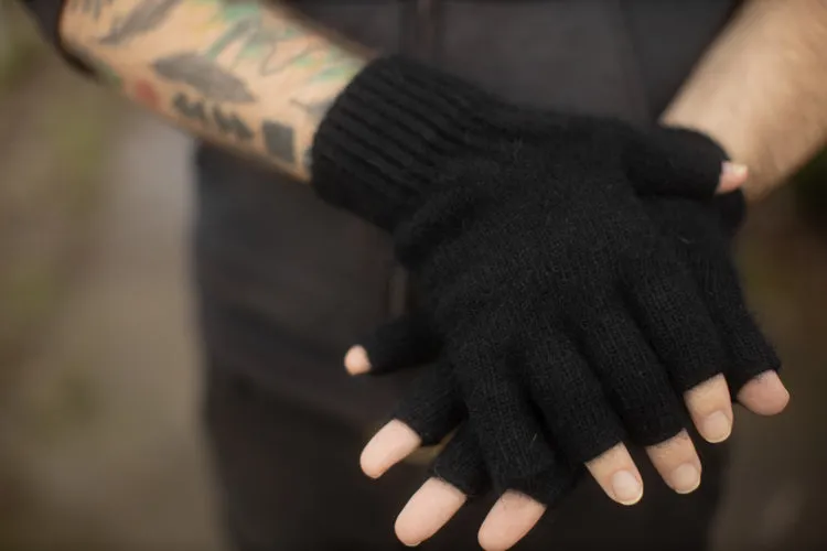 Orkney Angora Thermal Fingerless Gloves
