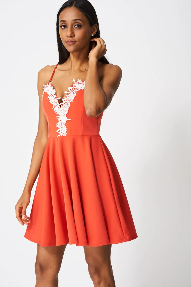 Pretty Dress With Lace Ex-Branded
