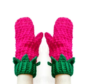 Raspberry Mittens (Custom Colour)
