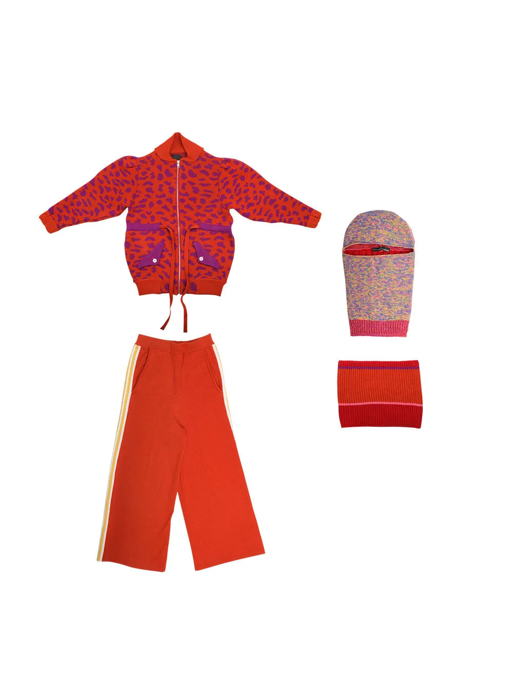 Red Balaclava Hat