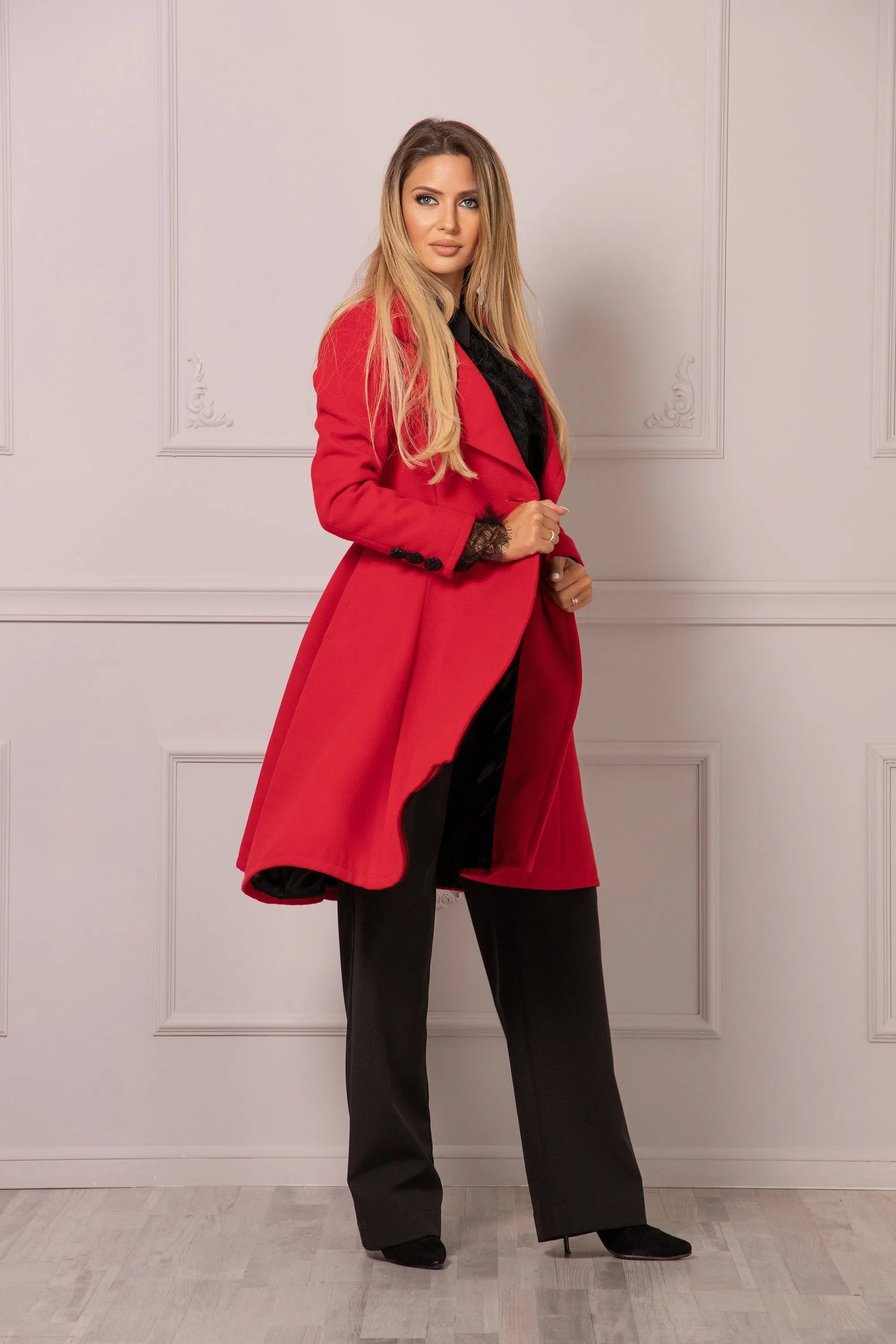 SWING MIDI COAT