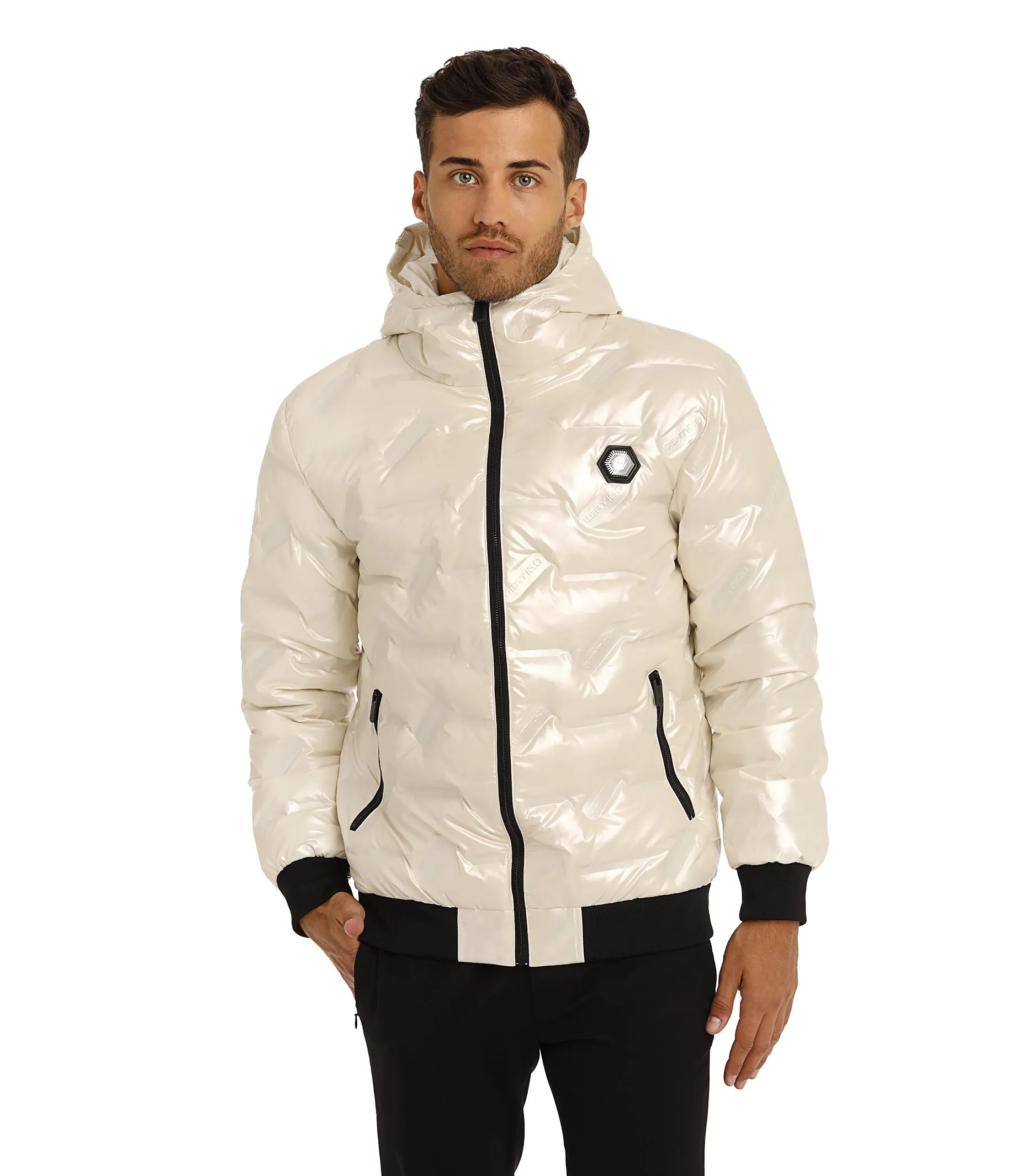 WOLF WHITE DOWN FILLED COAT